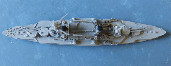Neptun Modell : französisches Schlachtschiff Lorraine - Maßstab 1:1250