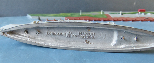 Neptun Modell : französisches Schlachtschiff Lorraine - Maßstab 1:1250
