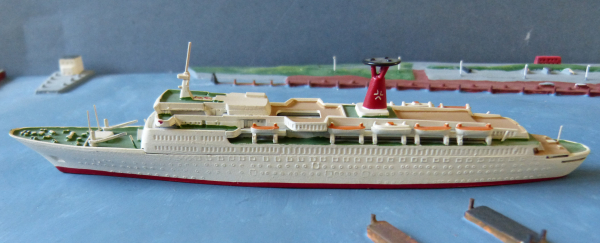 Hansa Modell Nr. 172 - Kreuzfahrtschiff TS Hamburg - Maßstab 1:1250