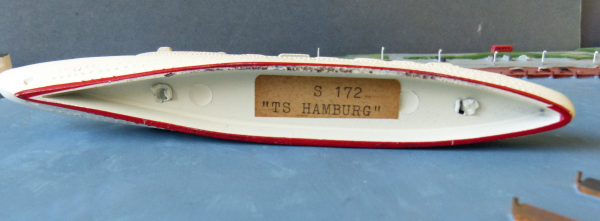 Hansa Modell Nr. 172 - Kreuzfahrtschiff TS Hamburg - Maßstab 1:1250