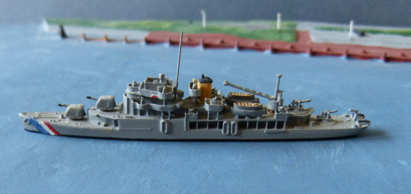 Ship Model : French Navy 2. World War - Aircraft Tender Barnegat - 1:1250