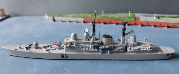 Ship Model ( 1:1250 ) Royal Navy : Destroyer Manchester from 1982