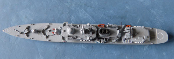 Ship Model ( 1:1250 ) Royal Navy : Destroyer Manchester from 1982