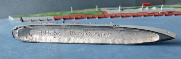 Ship Model ( 1:1250 ) Royal Navy : Destroyer Manchester from 1982