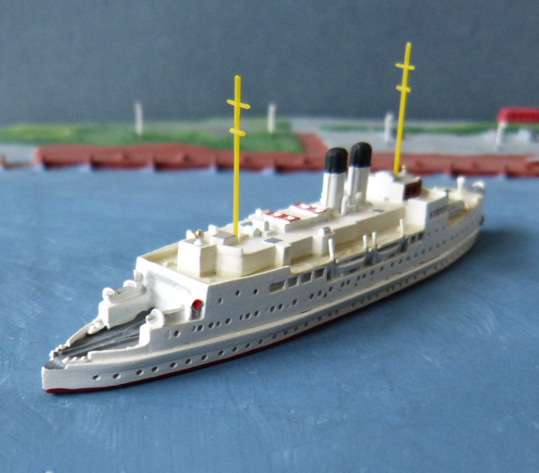 Ship Model : german Ferry / Steamer Schwerin - 1 : 1250 !