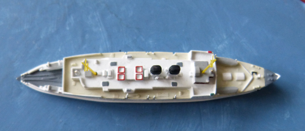 Ship Model : german Ferry / Steamer Schwerin - 1 : 1250 !