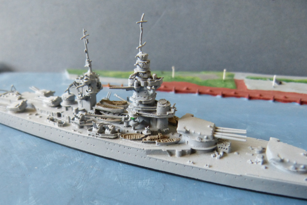 Neptun Ship Model 1401 Scale 1:1250 - French Navy 2. World War Battleship Richilieu