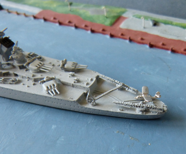 Neptun Ship Model 1401 Scale 1:1250 - French Navy 2. World War Battleship Richilieu