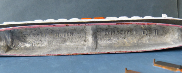 CM KR Modell 61Cunard Line Kreuzfahrtschiff Queen Elizabeth II / 2 QE2 Maßstab 1:1250