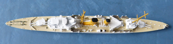 Neptun Modell N 1130 Kreuzer Exeter - Maßstab 1 : 1250 Royal Navy Tropenbemalung