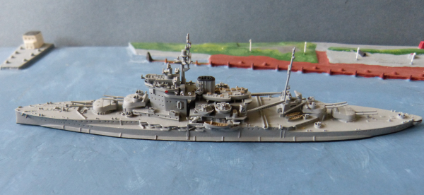 Ship Model - Royal Navy Second World War Battleship Warspite !
