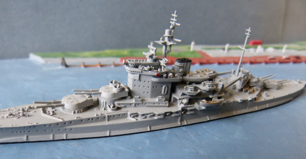 Ship Model - Royal Navy Second World War Battleship Warspite !