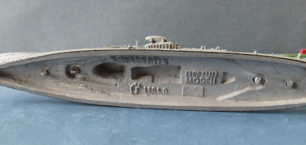 Ship Model - Royal Navy Second World War Battleship Warspite !