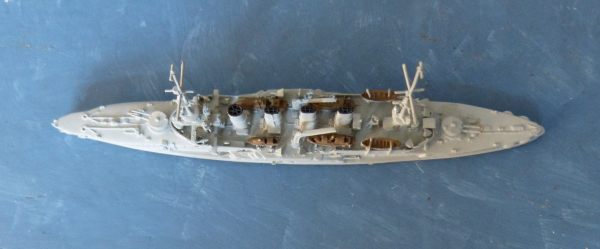 Ship Model Scale 1:1250 : imperial german Navy - First World War Cruiser Scharnhorst