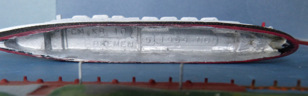 CM KR Modell 10 Passagierschiff Bremen Norddeutscher Lloyd 1:1250 Norddeutscher Lloyd