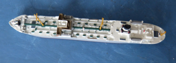 Mercator Modell 594 Tanker Dampfer Kattegat Maßstab 1:1250