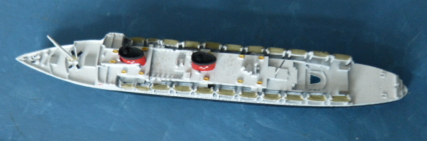 CM KR 4 Ship Model Cruise Liner Passengership Hanseatic Hamburg Atlantic Line - 1 : 1250