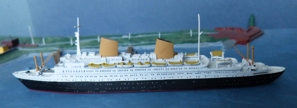 CM KR Modell 9 Passagierschiff Kreuzfahrtschif Europa IV Maßstab 1:1250 NDL Bremen