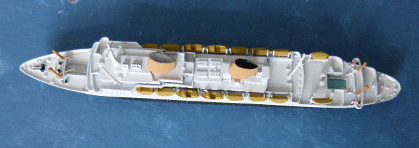 CM KR Modell 9 Passagierschiff Kreuzfahrtschif Europa IV Maßstab 1:1250 NDL Bremen