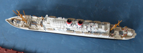 Mercator Ship Model 547 german Passenger Steamer Cap Finisterre 1 : 1250 Hamburg South Shipping Line