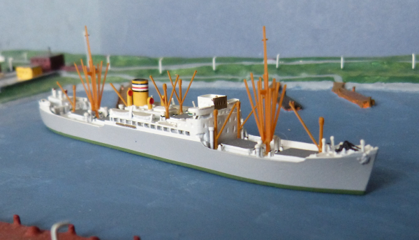 Mercator Modell M 595 Frachter Ulanga Maßstab 1:1250 Deutsche Ostafrika Linie