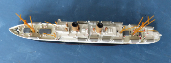 Mercator M 585 Ship Model Steamer Passenger Ship Der Deutsche Hapag - 1:1250