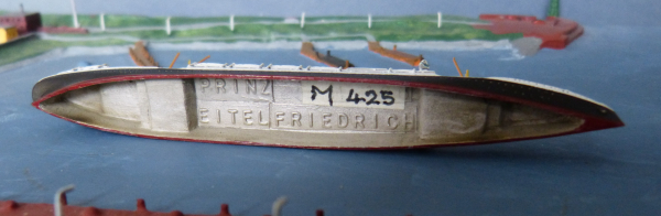 Mercator Ship Model 425 german Passengership Steamer Prinz Eitel Friedrich 1 : 1250 NDL Bremen