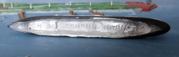 CM Modell 50 Dampfer Frachter Consul Horn Maßstab 1:1250