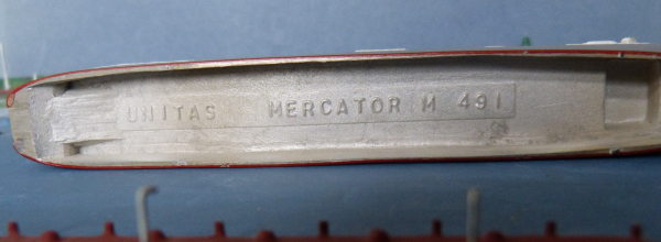 Mercator Modell M 491 Walfangschiff Unitas Maßstab 1:1250 mit Walen an Bord