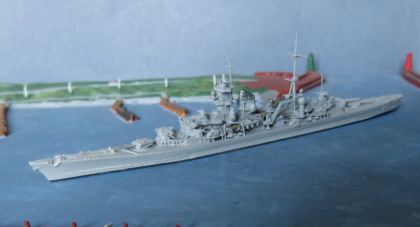 Neptun Modell - schwerer Kreuzer Prinz Eugen 1:1250 - Kriegsmarine