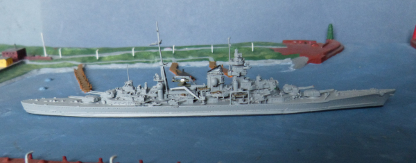 Neptun Modell - schwerer Kreuzer Prinz Eugen 1:1250 - Kriegsmarine