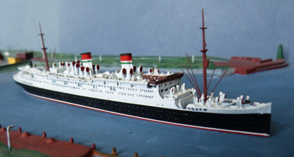 Mercator Modell M 571 Atlantik Liner Conte Grande Italian Line Maßstab 1:1250