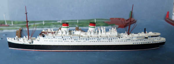 Mercator Modell M 571 Atlantik Liner Conte Grande Italian Line Maßstab 1:1250