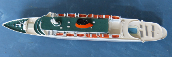 Mercator Ship Model 915 - dutch Atlantic / Cruise Liner / Passenger Ship Vistafjord - 1 : 1250  !