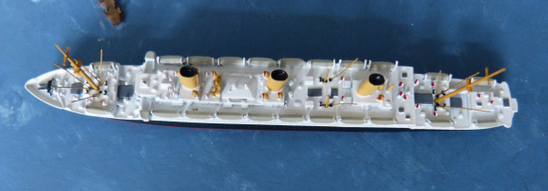 Mercator Modell 419 - Dampfer Passagierschiff Tirpitz - Reederei HAPAG 1:1250