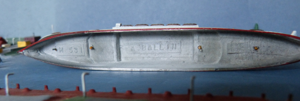 Mercator Modell 531 Dampfer Passagierschiff Albert Ballin Reederei HAPAG 1:1250