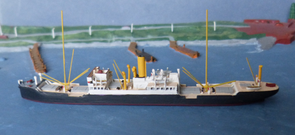 Rainer Grouls RG Modell 36 Dampfer Passagierschiff Kurmark Reederei Hapag 1:1250