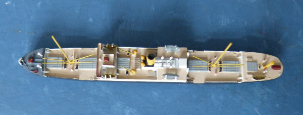 Rainer Grouls RG Modell 36 Dampfer Passagierschiff Kurmark Reederei Hapag 1:1250