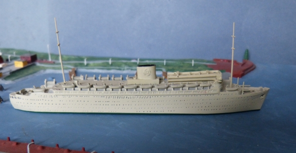Mercator Ship Model 529 - Third Reich KdF Passenger Ship MS Robert Ley - 1 : 1250