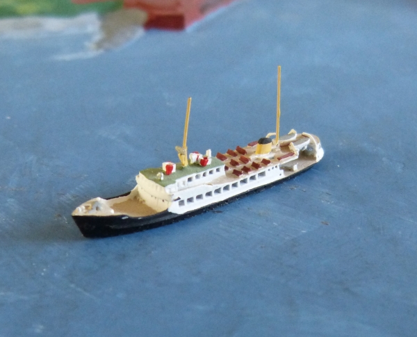 Klabautermann Ship Model - german Ferry Rüm Hart - Scale 1 : 1250 !