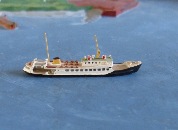 Klabautermann Ship Model - german Ferry Rüm Hart - Scale 1 : 1250 !