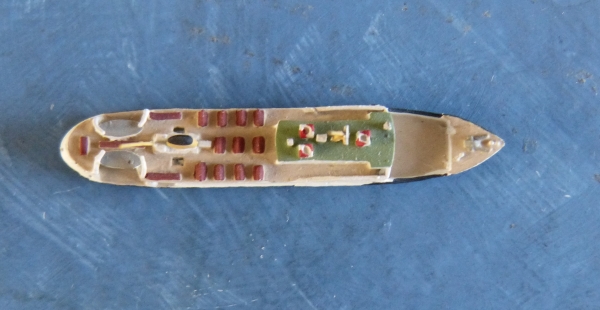 Klabautermann Ship Model - german Ferry Rüm Hart - Scale 1 : 1250 !
