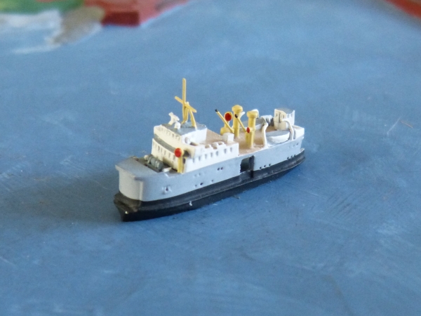 Risawoleska Ship Model 92 - norwegian Passenger Ship / Ferry Gudvangen - 1 : 1250 !