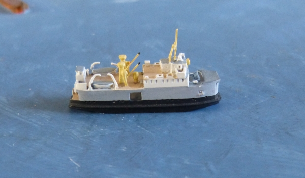 Risawoleska Ship Model 92 - norwegian Passenger Ship / Ferry Gudvangen - 1 : 1250 !