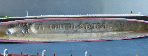 CM KR Modell 71 Atlantik Liner Passagierschiff United States Maßstab 1:1250
