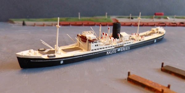 Binkowski Ship Model 35 - Scale1:1250 - German 2. World War Auxiliary Cruiser Pinguin as Kassos