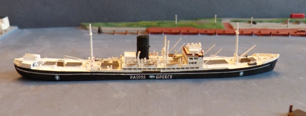 Binkowski Ship Model 35 - Scale1:1250 - German 2. World War Auxiliary Cruiser Pinguin as Kassos