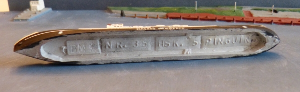 Binkowski Ship Model 35 - Scale1:1250 - German 2. World War Auxiliary Cruiser Pinguin as Kassos