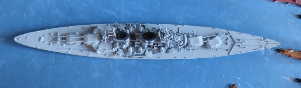 Neptun Ship Model 1000 : German 2. World War Battle Ship Project H Class - Scale 1:1250