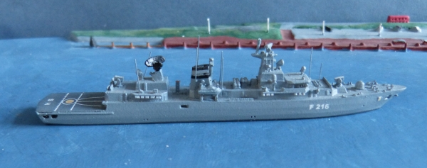 Albatros Modell ALK 52 - Fregatte Schleswig Holstein F 216 der Bundesmarine - Maßstab 1:1250 !
